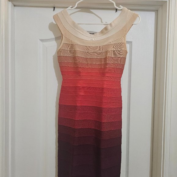 orange ombre bandage dress NWT Orange ombr Bandage dress